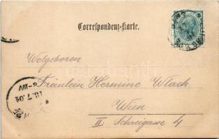 1901 Gars-Thunau, Thunau am Kamp; Schimmelsprung / castle ruins. G. Hiesberger photo