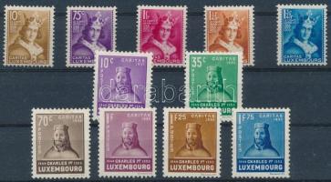 Luxemburg 1933-1935 Mi 252-256 + 284-289 (Mi EUR 130,-)