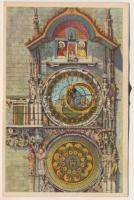 Praha, Prag, Prague; Staromestsky orloj / mechanical card