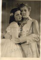 kb 1940 2 db Gobbi Hilda színészlap, az egyiken aláírása