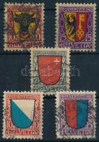 Svájc 1918-1920 Pro Juventute 2 klf sor (Mi EUR 90.-)