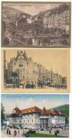 17 db RÉGI cseh város képeslap vegyes minőségben / 17 pre-1945 Czech town-view postcards in mixed quality