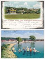 17 db RÉGI cseh város képeslap vegyes minőségben / 17 pre-1945 Czech town-view postcards in mixed qu...