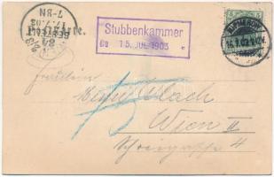 1903 Sassnitz (Insel Rügen), Stubbenkammer, Königstuhl. Stengel Emb
