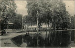 Kolozsvár, Cluj; Sétatéri tó. Fuhrmann Miklós kiadása / promenade, lake