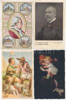 40 db RÉGI motívum képeslap vegyes minőségben / 40 pre-1945 motive postcards in mixed quality