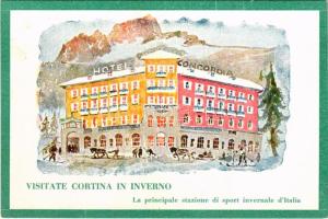 Cortina d&#039;Ampezzo, Parc Hotel Concordia. Visitate Cortina in inverno