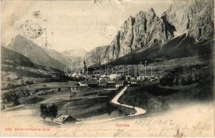 1902 Cortina d&#039;Ampezzo, general view (tear)