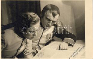 kb 1940 2 db Gobbi Hilda színészlap, az egyiken aláírása