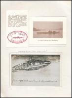 1914 Az S.M.U 20 osztrák-magyar tengeralattájró emléklap két fotó reprodukcióval