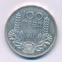 Bulgária 1937. 100L Ag "III. Borisz" T:AU 
Bulgaria 1937. 100 Leva Ag "Boris III&quo...