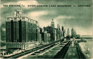 Chicago (Illinois), The Stevens overlooking Lake Michigan (fl)