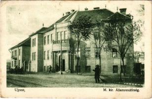 1928 Budapest IV. Újpest, M. kir. Államrendőrség. Özv. Fáy Albertné kiadása (EK)