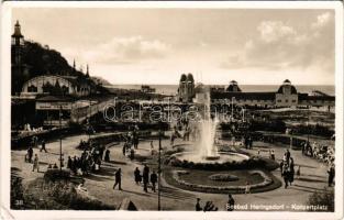 Heringsdorf, Konzertplatz / concert square, beach casino, confectionery and café (EK)