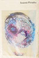 Szabó György: Szántó Piroska. Bp., 1976, Corvina, (Offset-ny.), 8 p+10 (reprodukciók) t. Magyar, angol, német és francia nyelven. Kiadói illusztrált, foltos és sérült karton mappában, 2 tábla hiány.