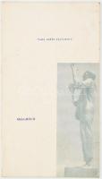 1959 Nácizmus Üldözötteinek Bizottsága meghívója, hiányos sarokkal.