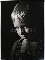 G. Szántó András (1937-2002): Portré - Fotó, papír, jelzett vintage alkotás. jelzett, 28x40 cm