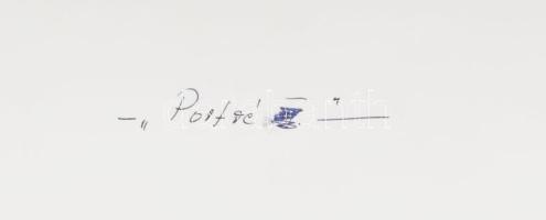 G. Szántó András (1937-2002): Portré - Fotó, papír, jelzett vintage alkotás. jelzett, 28x40 cm