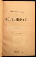 Sárosy Gyula művei I-II. köt. I. köt.: Sárosy Gyula vegyes költeményei. II. köt.: Sárosy Gyula színm...