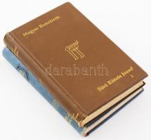 Báró Eötvös József munkáiból. I-II. kötet. Sajtó alá rend. és bevezetéssel ellátta: Voinovich Géza. Magyar Remekírók 30-31. köt. Bp., 1905-1907, Franklin-Társulat, 1 (címkép) t.+ 309+(3) p.; 319+(1) p. Aranyozott egészvászon-kötésben (eltérő, a II. kötet Gottermayer-kötés), a borítókon némi kopással.