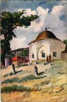 Thessaloniki, Saloniki, Salonica, Salonique; Tombeau dans la ville haute / tomb in the upper city (R...