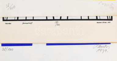 Lantos Ferenc, Csáji Attila, Csutoros Sándor, Haris László, Papp Oszkár, Prutkay Péter grafikái. 6 d...