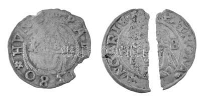 1580K-B Denár Ag "Rudolf" (0,26g) T:VF kitört perem + 1543K-B Denár Ag "I. Ferdinánd&...