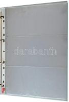 Néggyűrűs bankjegyberakó 32db hármas osztású, valamint 4db osztás nélküli berakólappal. Használt jó ...