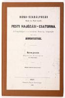 Reitter Ferenc: Duna-szabályozás Buda és Pest között. Pesti hajózási-csatorna. A Csepelsziget s a soroksári Duna-ág balpartján fekvő ártér ármentesítése. Három javaslat - - kir. főmérnöktől. Pest, 1865., Pollák Testvérek, 85+3 p.   A szerző a Budai Építészeti Hatóság főmérnöke volt. Nagy szerepet játszott a főváros ármentesítésében, a rakpartok kiépítésében. A kötetben szereplő egyik terve egy hajózó csatorna kiépítése, amely nagyjából a mai Nagykörút vonalán haladt volna.   Átkötött modern egészvászon-kötés, foltos lapokkal, a térképek és a fotó hiányzik.