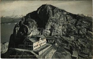 1913 Lucerne, Luzern; Pilatus-Kulm u. die Alpen (fl)