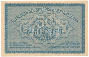 Német Birodalom / Weimari Köztársaság / Bajorország 1923. 50.000.000M T:XF,VF German Empire / Weimar...