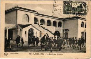 Casablanca, Le Lycée de Garcons / boys school (EK)