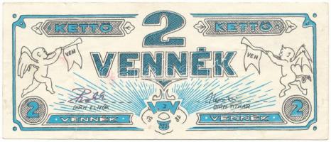 1982. 2V "VEN-NÉK" a Veszprémi Vegyipari Egyetem utalványa T:F