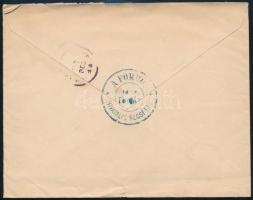 1892 Portómentes levél a forrói lelkészi hivataltól Abaúj-Szántóra, "FORRÓ"