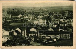 1938 Trmice, Türmitz; Gesamtansicht / Celkovy pohled / general view (cut)