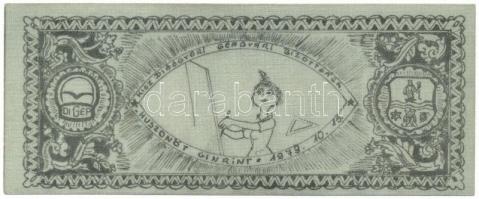 1979. 25 Ginrint "KISZ Diósgyőri Gépgyári Bizott.", "KISZ-akció" bélyegzéssel T:...