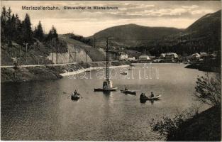 Mariazellerbahn, Stauweiher in Wienerbruck. Phot. Anst. J. Kuss (EK)