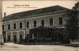 Hainburg an der Donau, Offiziersmenage der k.k. Pionier Kadettenschule / K.u.K. military pioneer cadet school, officers&#039; hall (Rb)