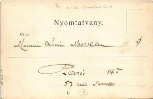 Budapest XI. Citadella a pesti oldalról, Duna, gőzhajó, Erzsébet híd pesti hídfője, Szent Gellért sz...