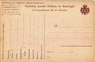 La Lettera. Comando III. Armata Sezione Propaganda / Olasz katonai lap / Italian military