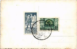 Beszterce, Bistritz, Bistrita; katonák csoportképe / military group photo, soldiers + "1940 BES...