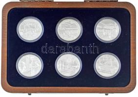 Ausztria 2007-2009. 20E Ag (6xklf) "Ausztriai vasutak" érmeszett, benne: "Déli Vasútv...