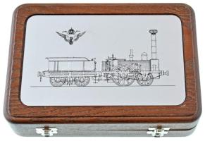 Ausztria 2007-2009. 20E Ag (6xklf) "Ausztriai vasutak" érmeszett, benne: "Déli Vasútv...