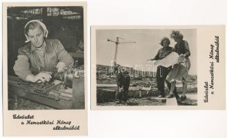 Nemzeti Nőnap - 5 db modern magyar propaganda képeslap