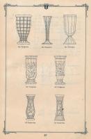 1941 A Hazai Mechanikai Palaczkgyár Rt képes árjegyzéke félfehér üvegárukról. 63p. kb fele oldalon á...