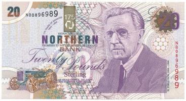 Észak-Írország 1999. 20P "175 éves a Northern Bank" T:UNC Northern Ireland 1999. 20 Pounds "Northern Bank - 175th Anniversary" C:UNC Krause 202.