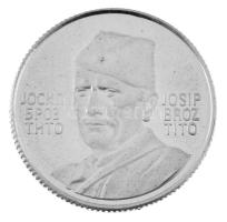 Jugoszlávia 1973. "Josip Broz Tito / Jugoszláv Szocialista Szövetségi Köztársaság létrehozásának 25. évfordulója" jelzett Ag emlékérem, kapszulában (2,99g/0.925/19mm) T:PP Yugoslavia 1973. "Josip Broz Tito / 25th anniversary of the establishment of the Socialist Federal Republic of Yugoslavia" hallmarked Ag commemorative medallion in capsule (2,99g/0.925/19mm) C:PP