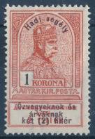 1914 Hadisegély I. 1K bélyeg (15.000)