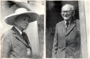 Bözödi György (1913-1989) író, szociográfus, történészről készült fotók, ázásnyomokkal, foltosak, 24...