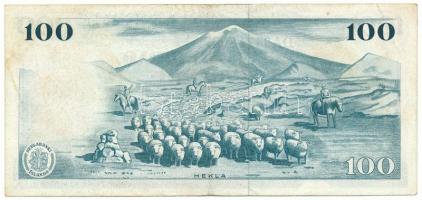 Izland 1974-1980. (1961) 100K "DA25718087" T:F
Iceland 1974-1980. (1961) 100 Kronur "...